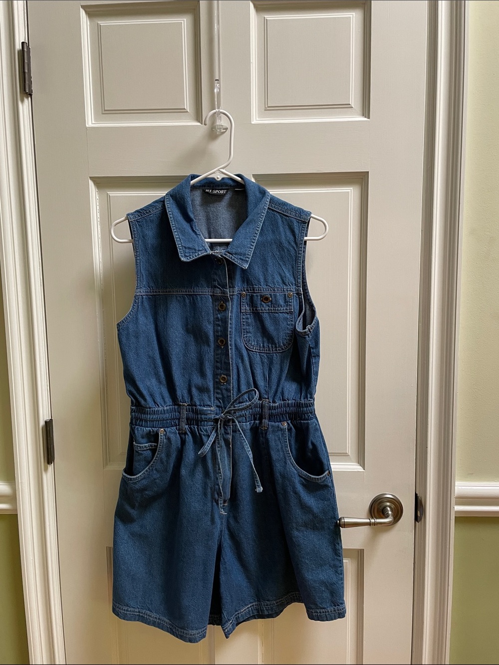 Jit Sport Denim Romper Size M